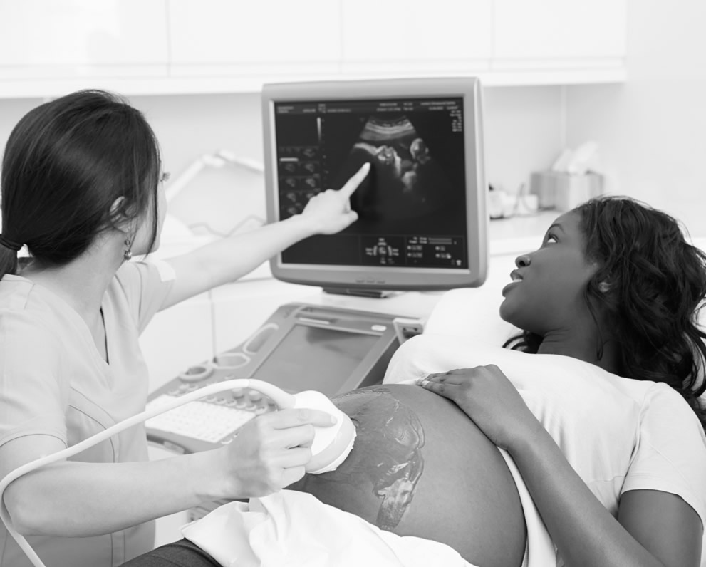 Woman getting ultrasound | OBHG