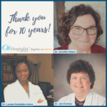 OBHG clinicians with 10 year anniversary